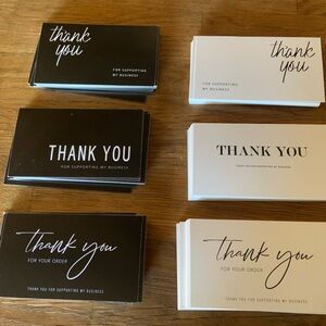 Elegant Thank You Cards Set